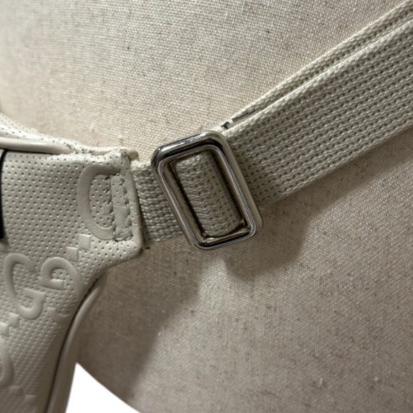 GUCCI Calfskin GG Tennis Embossed Belt Bag - Picture 7 of 16